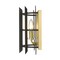 Z-Lite Haake 2 Light Wall Sconce, Satin Brass & Matte Black 338-2S-MB+SBR - alternate 4